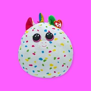 Ty Squish-a-Boo Harmonie Confetti Unicorn Plush Toy